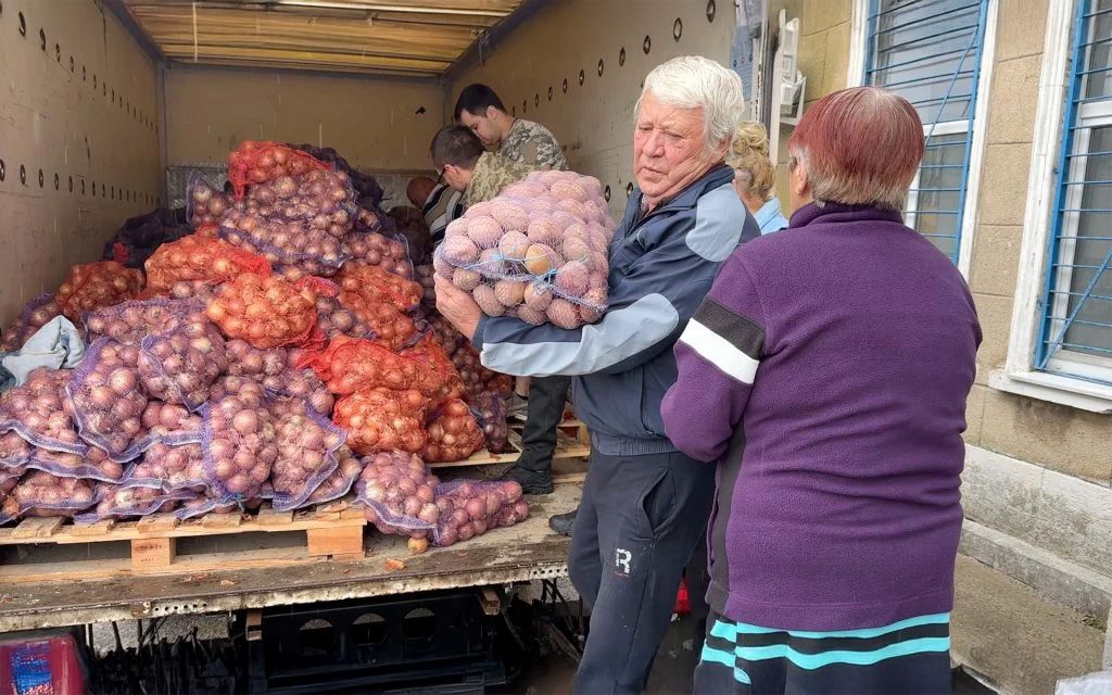 Help supply a family in eastern Ukraine with a month of essential food